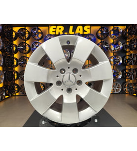 4 Adet MERCEDES ORIJINAL 7*16 5*112 ET53 66.6 SILVER JANT REVİZE EDİLMİŞ (Takım)