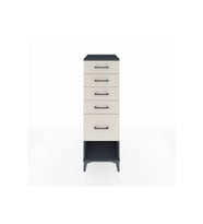 Kronos Dolap 5 Çekmeceli 44x59x134 Antrasit-Aytaşı