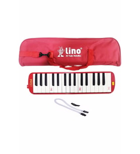Lino 32 Tuşlu Melodika Bez Çantalı Kırmızı Renk