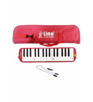 Lino 32 Tuşlu Melodika Bez Çantalı Kırmızı Renk