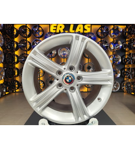 4 Adet BMW ORIJINAL 7.5*17 5*120 ET37 72.6 SILVER JANT REVİZE EDİLMİŞ (Takım)