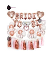 50 Balonlu Bride To Be Kalpli Bekarlığa Veda Partisi 1 Bride 10 Team Bride Gold Renkli Geçici Dövme