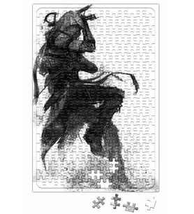 Assassins Creed Dark Black Puzzle 240 Parça Yapboz