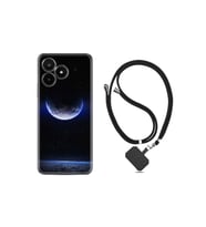 Casper Via F30 Kılıf Desenli İpli Boyun Askılı Silikon Midnight Moon 1802