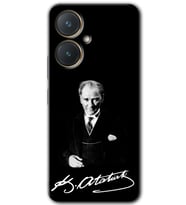 Vivo Y27 Kılıf HD Desen Baskılı Kılıf - Atatürk İmza