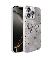 Lexroo iPhone 16 Pro Kılıf Kamera Korumalı Figürlü Ponti Silikon Kılıf - Açık Mavi