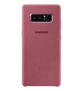 Galaxy Note 8 ile Uyumlu Alacantara Cover Pembe EF-XN950APEGWW
