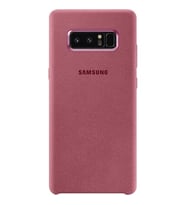 Galaxy Note 8 ile Uyumlu Alacantara Cover Pembe EF-XN950APEGWW