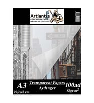 Aydınger Kağıdı A3 83 gr 100'lü Eskiz Kağıdı 1 Paket Artlantis Aydınger Kağıt 29,7x42 cm 1 Paket (Krem)