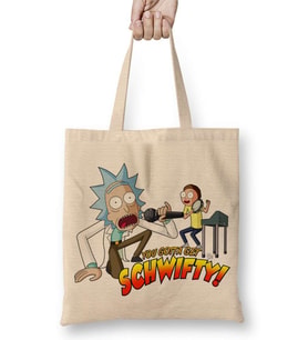 Rick and Morty Müzik Karoeke Bez Çanta Uzun Saplı