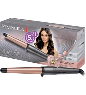 Remington Saç Maşası Keratin Protect , Konik, Yüksek Kaliteli Grip-Tech Seramik Kaplama, Gri/Pembe A