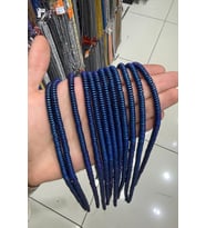Hematit Taşı Rondela Kesim Parlak Mavi 6x2mm Doğal Taş Dizi