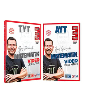Full Matematik TYT AYT Matematik Video Ders Kitabı Seti 2 Kitap