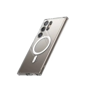 Samsung Galaxy S24 Ultra Kılıf Magneticsafe Şeffaf Silikon - Şeffaf