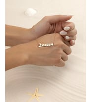 Kişiye Özel Minimalist İsim Kolye 925K Gümüş (Gold)