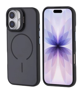 Apple iPhone 17 Kılıf M-safe Şarj Özellikli Kamera Standlı Zore Notron Kapak
