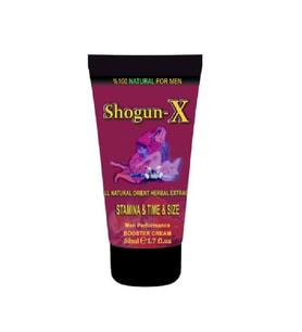 Shogun-x Extra Cream Erkeklere Özel Sertleşmeye ve Gecikmeye Etkili 50ml