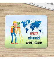 Harita Mühendisine Hediye İsimli Mouse Pad (STD)