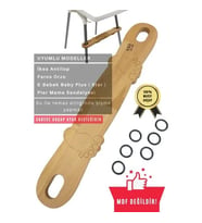 K&G Foot Rest Ahşap Mama Sandalyesi Ayak Koyma Desteği, Ikea Antilop, E Bebek Baby Plus (Star) Faros Orzo