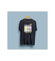 Oversize Çarpım Tablosu Tasarım Unisex T-shirt (Siyah)