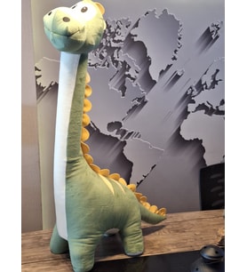 UZUN SEVİMLİ DİNO 90cM (Yeşil)