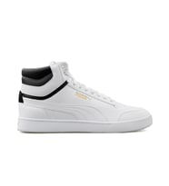 PUMA SHUFFLE MİD ERKEK SPOR AYAKKABI 38074801 T-2 (Beyaz)