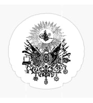 Osmanlı Arması Sticker Etiket Yapıştırma 18 CM