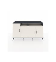 Kronos Konsol 6 Raflı 4 Kapaklı 176x59x99 Antrasit-Aytaşı