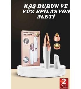 Kaş Burun Ve Yüz Epilasyon Aleti Kablosuz Şarjlı Kökten Alan Epilasyon Aleti
