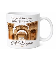 Kültür Mirasını Savunanlara Tarihi Eserleri Koruma Gelenekleri Yaşatma Hediye Kupa Bardak