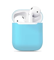 Apple Airpods Uyumlu Kılıf Zore Airbag 13 Silikon (Mavi)