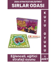 Özel Tasarım Eğlenceli Eğitici Zeka Strateji Becerisi Geliştirici Kutu Oyun Takımı SIRLAR ODASI