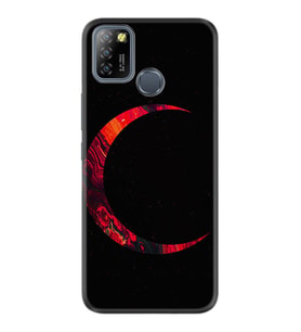 INFINIX Smart 4 5 6 Zero 8 S5 Pro Kılıf Desemli Silikon Red Moons 1747