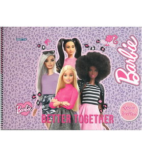 GIPTA BARBIE SPİRALLİ RESİM DEFTERİ 15YP. 24x35