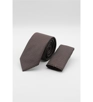 Kırmızı-Mavi Desenli 7 Cm Kravat 1090260115