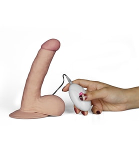 Pretty Love Yeni Nesil Titreşimli 19 cm Realistik Vibratör Dildo