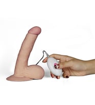 Pretty Love Yeni Nesil Titreşimli 19 cm Realistik Vibratör Dildo