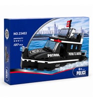 23403 POLİS SETİ 133 PARÇA MİNİ POLİS BOTU