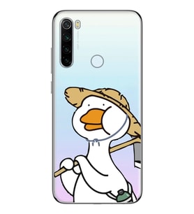 Redmi Note 8 Uyumlu Ördek Desenli Şeffaf Telefon Kılıfı