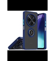 Realme C75 4G Kılıf Montreal Yüzüklü Silikon Kapak - Lacivert