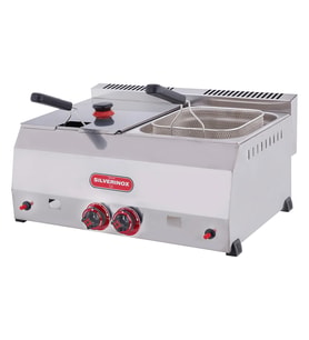 Işıkgaz Silver Endüstriyel Çiftli 8+8 Litre Doğalgazlı Fritöz