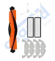DREAME D10 PLUS – D10S PLUS – D10 PLUS GEN 2 UYUMLU 1 Ana Fırça 2 Yan Fırça 2 Filtre 4 Mop PKT-iasgf0001378