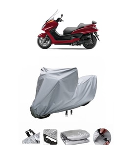Yamaha Majesty 125  Gri Motosiklet Brandası ARKA ÇANTA UYUMLU DEĞİLDİR