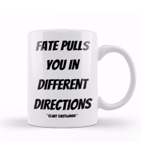 ßClint Eastwood Quotes Gift   Vintage Retro Rainbow Style Kupa Bardak Porselen