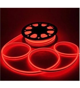 KCL016 220V Neon Led Şerit Kırmızı 100 mt