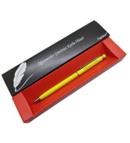 Signator® C669 Touch Yellow Tükenmez Kalem  İsme Özel Kalem  Hediyelik Kalem - (Öğretmenler Günü, Doğum Günü, Yeni Yıl vb. Kutulu) (Karışık)