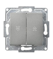Günsan Eqona Füme Jaluzi Kumanda Anahtarı (İki Düğmeli) Mek.