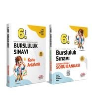 Editör Yayınları 6. Sınıf Bursluluk Sınavı Konu ve Soru Bankası Seti 2 Kitap