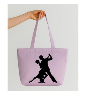 Milonga Dans Tasarım Mat Saten Çanta (Lila)