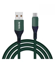 İmeng 6A 100W UsbA to Micro Data ve Hızlı Şarj Kablosu ML60 Yeşil